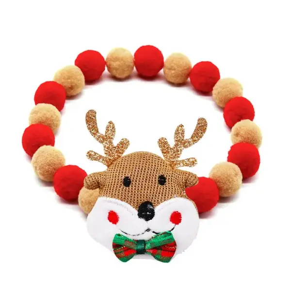 Collier Pompon Noël