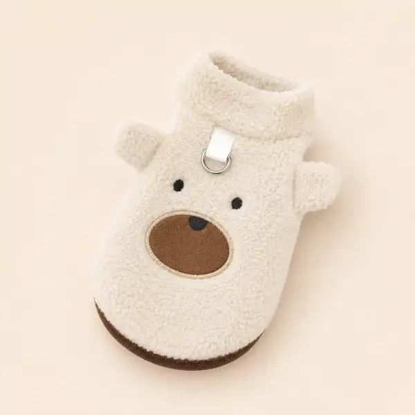 Gilet doux en pilou bichon