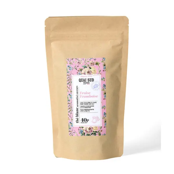 Thé blanc Fraise Framboise Sachet