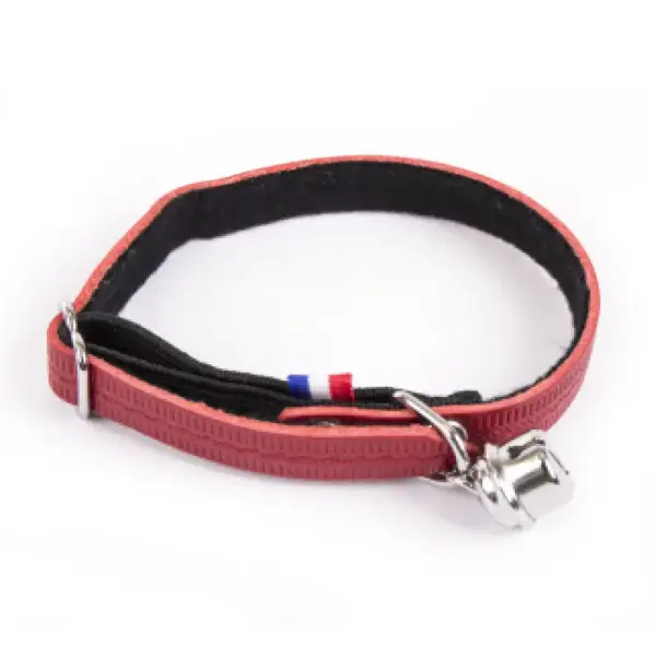 Collier en cuir Farandole – Rouge