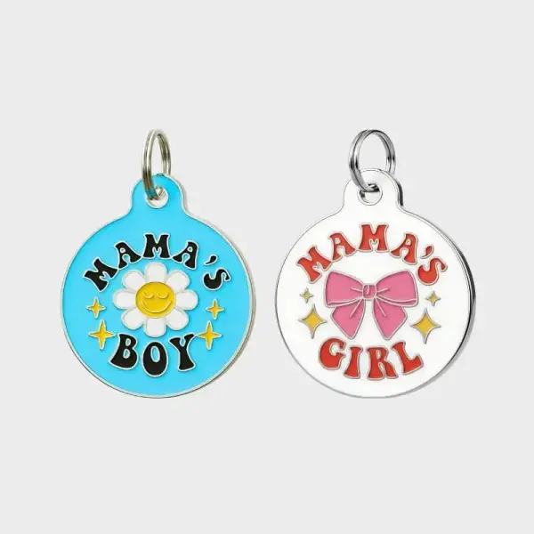 MÉDAILLE POUR CHIEN – MAMA'S BOY / MAMA'S GIRL