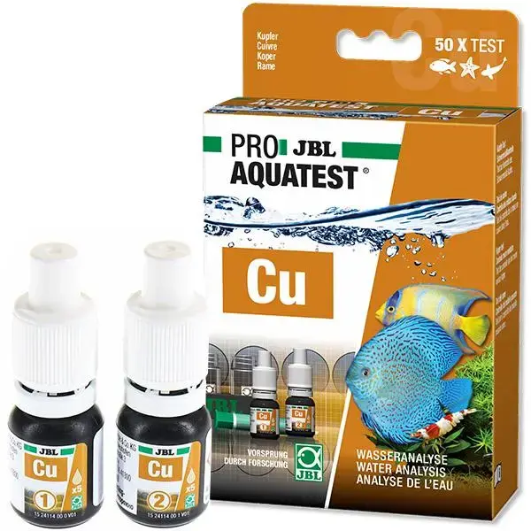 Pro AquaTest Cu JBL – Kit complet pour test Cuivre
