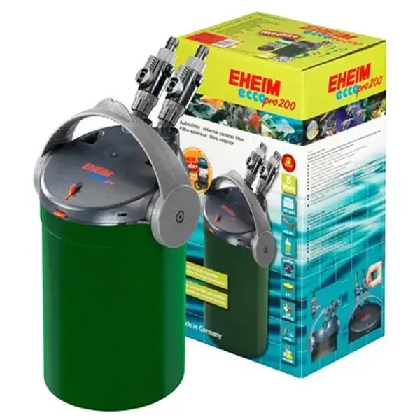 Filtre Externe EHEIM Ecco Pro 200 avec Masses Filtrantes – pour Aquarium jusqu'à 200L