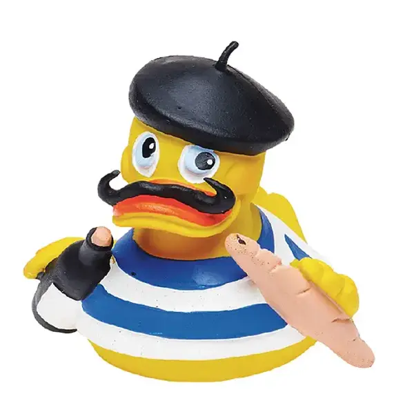 Canard français en caoutchouc naturel