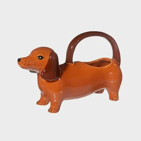 ARROSOIR EN CÉRAMIQUE – CHIEN TECKEL
