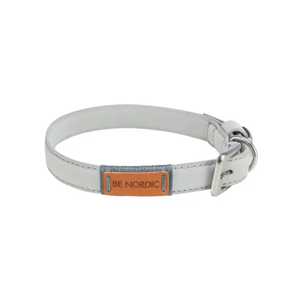 Collier en cuir Be Nordic – Gris