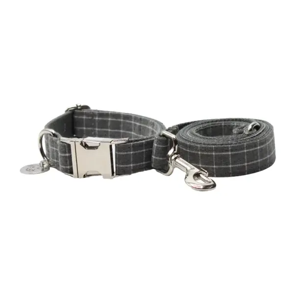 Collier laisse chien FIGARET GRIS