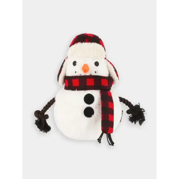 Jouet en peluche pour chien – Bonhomme de Neige ⛄ – Pet PLAY