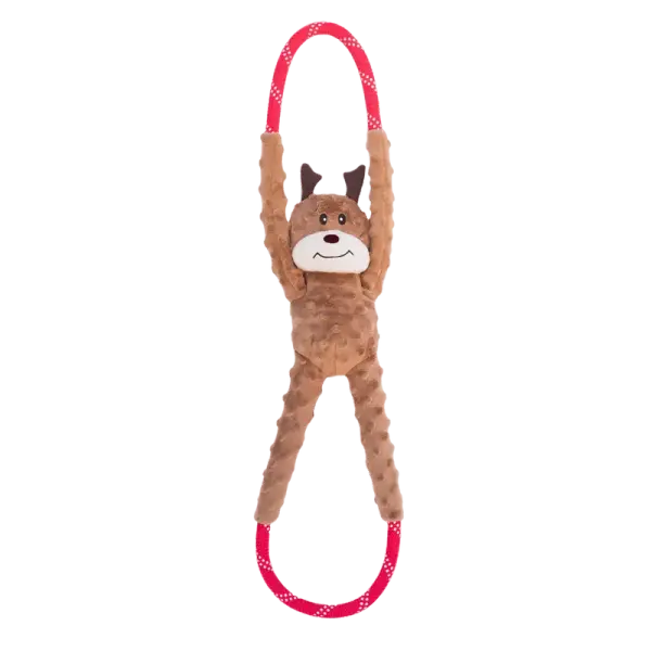 Jouet en corde renne de Noël pour chien – RopeTugz
