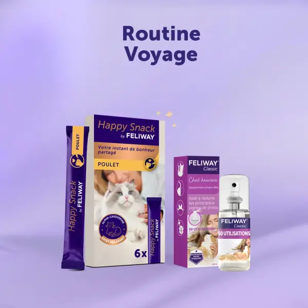 Routine Voyage Apaisé – Poulet (x6) & Spray