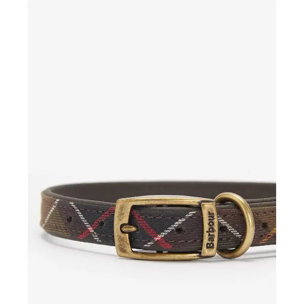 Collier en cuir Tartan