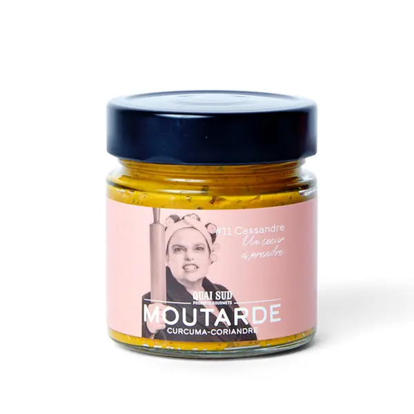 Moutarde Aromatisée Curcuma & Coriandre