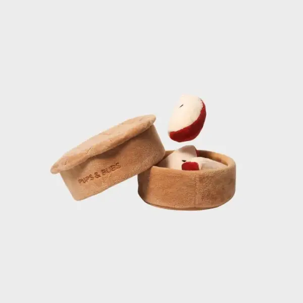 JOUET D'OCCUPATION ET DE FOUILLE POUR CHIEN – TARTE AUX POMMES 🥧