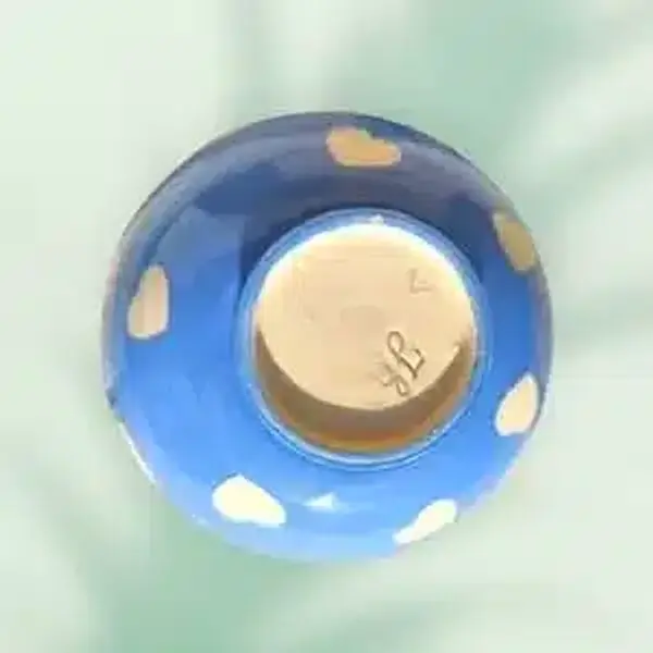Bol Bleu Cœurs en Faïence