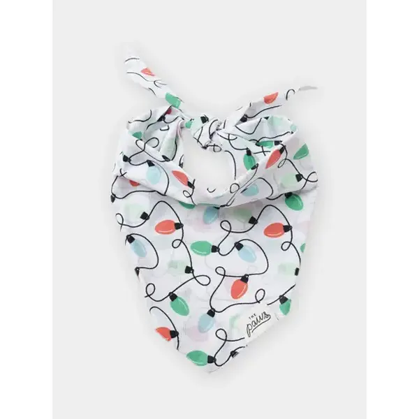 Bandana d'Hiver pour chien – Guirlande 🎄 – The Paws