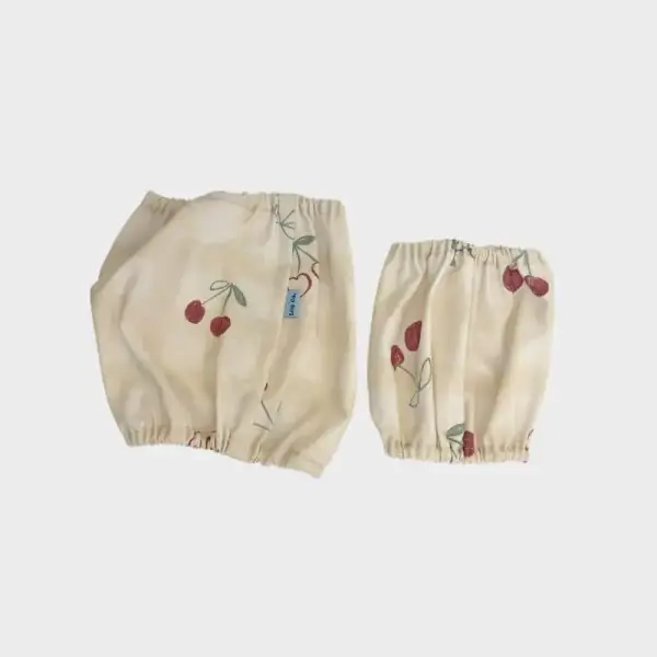 SNOOD POUR CHIEN EN COTON – CERISE 🍒