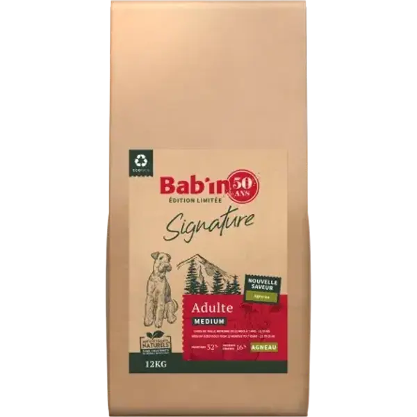 Croquettes Bab'in – Signature Medium Adulte (Agneau)