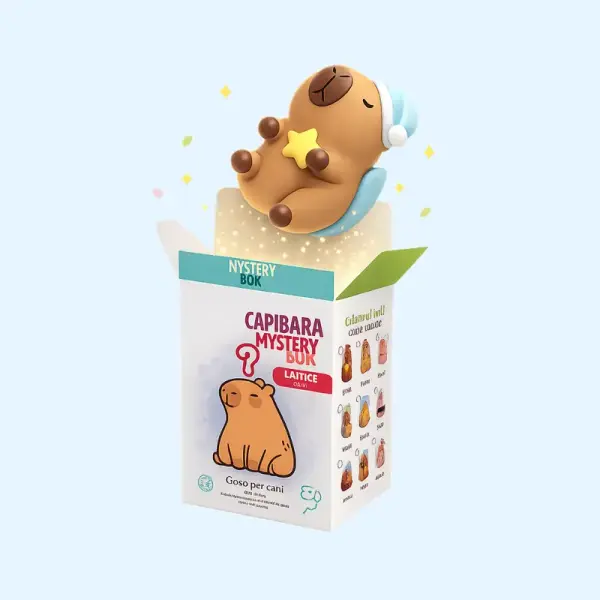 Capybara Mystery Box – jouet latex à couineur pour chien – Leopet