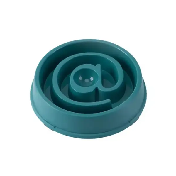 Gamelle arobase bleu canard
