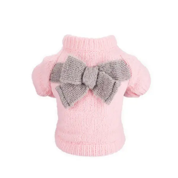 Pull nœud rose