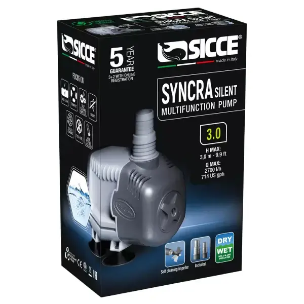 Pompe Syncra Silent 3.0 SICCE – jusqu'à 2700 L/h