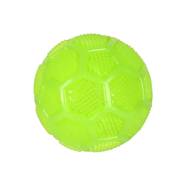 Jouet dentaire pour chien – balle verte avec couinement – Kriko