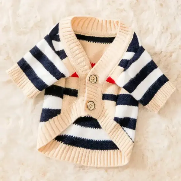 Gilet rayé chihuahua