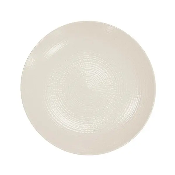 Degrenne – Assiette dessert 21cm Modulo Nature Kaolin