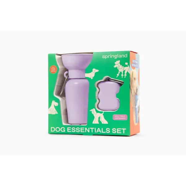 Coffret gourde + distributeur à friandises Lilas