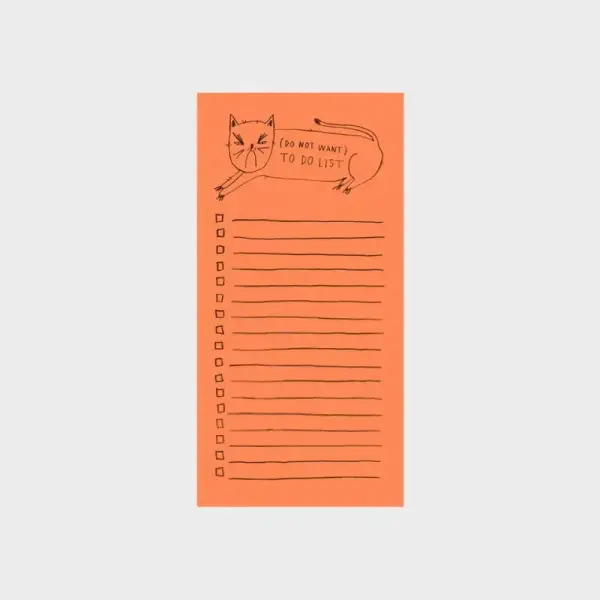 BLOC NOTE GRUMPY CAT – (DO NOT WANT) TO DO LIST 🗒️✅
