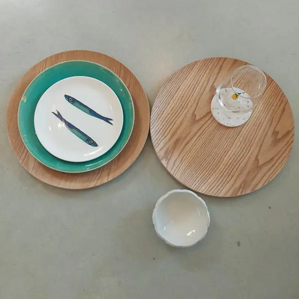 Assiette plateau en bois