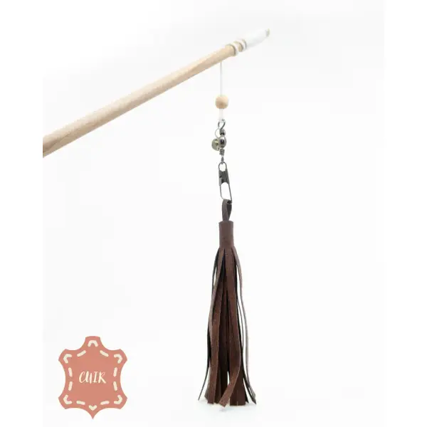 Crazycanne pompon cuir