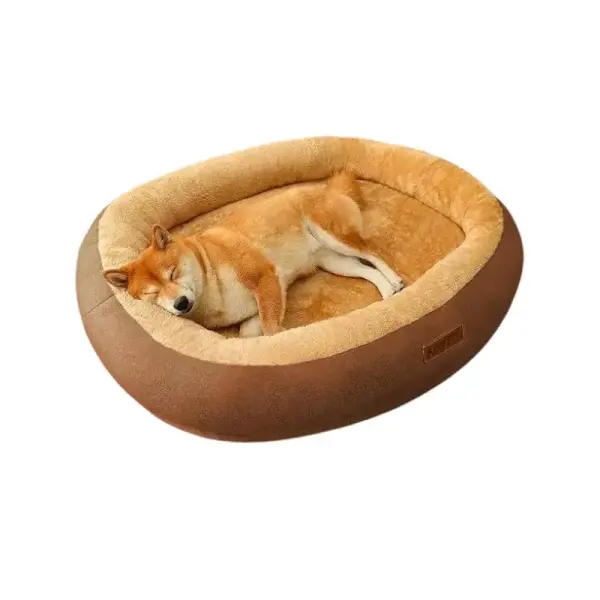Panier orthopédique pour grand chien rond