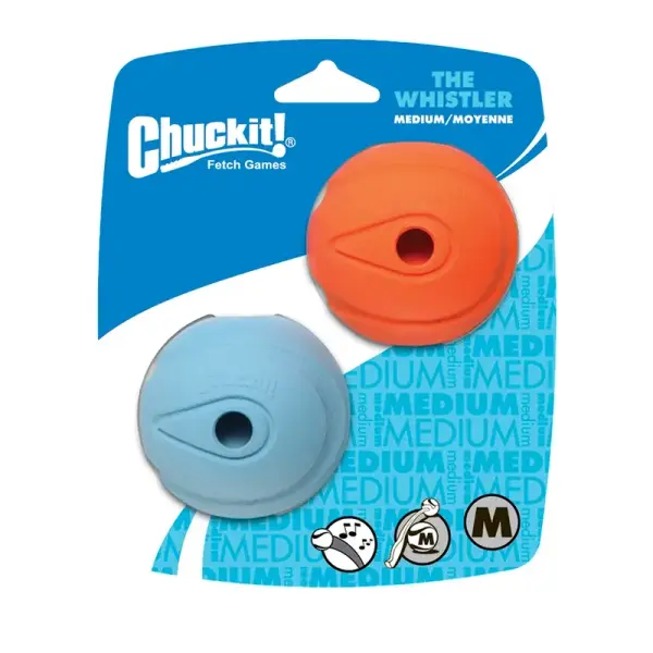 Balle The Whistler pour chien – Lot de 2