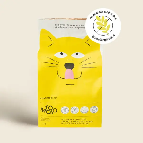 Tomojo – Croquettes aux Insectes Sans Céréales pour Chat