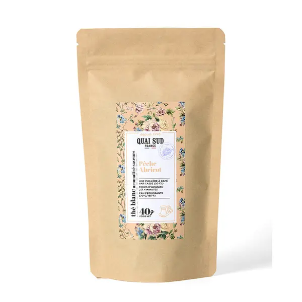 Thé blanc Pêche Abricot Sachet