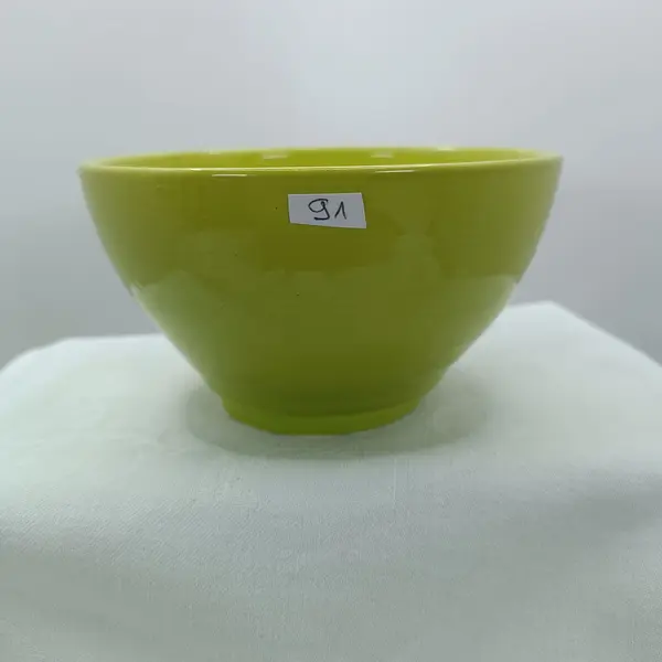 Bol poterie artisanale uni vert pistache