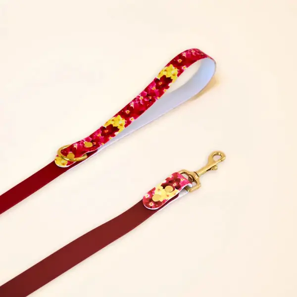 Laisse pour chien « The Bloom édition » – Bordeaux