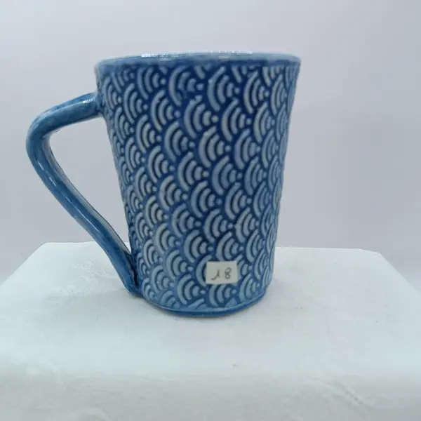 Mug Bleu Azur incrustation
