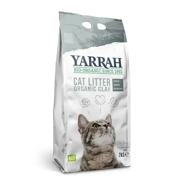 Litière biologique à l'argile chat