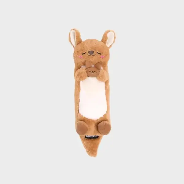 PELUCHE SILENCIEUSE POUR CHIEN – KANGOUROU 🦘
