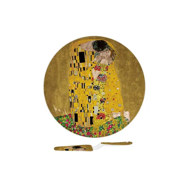 Gustav Klimt – Plat à tarte « Le baiser » – Ø30.5cm