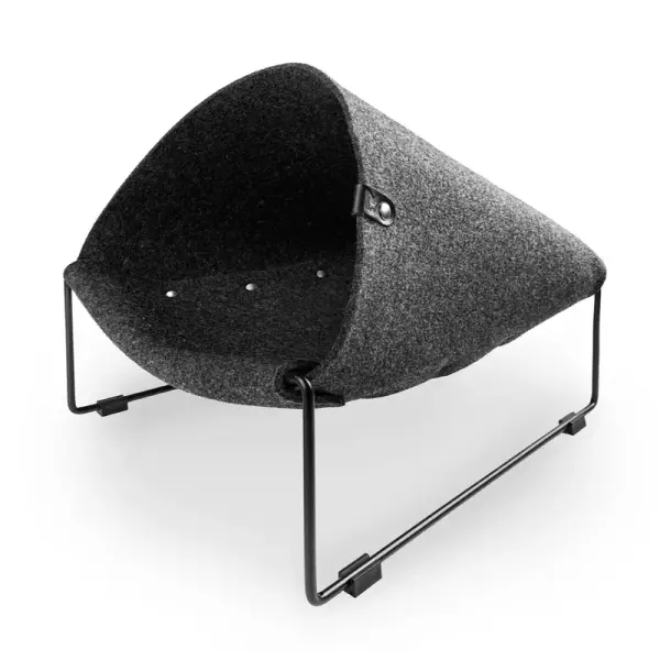 Grotte premium pour chat au design minimaliste et sculptural – Modèle LOGGIA